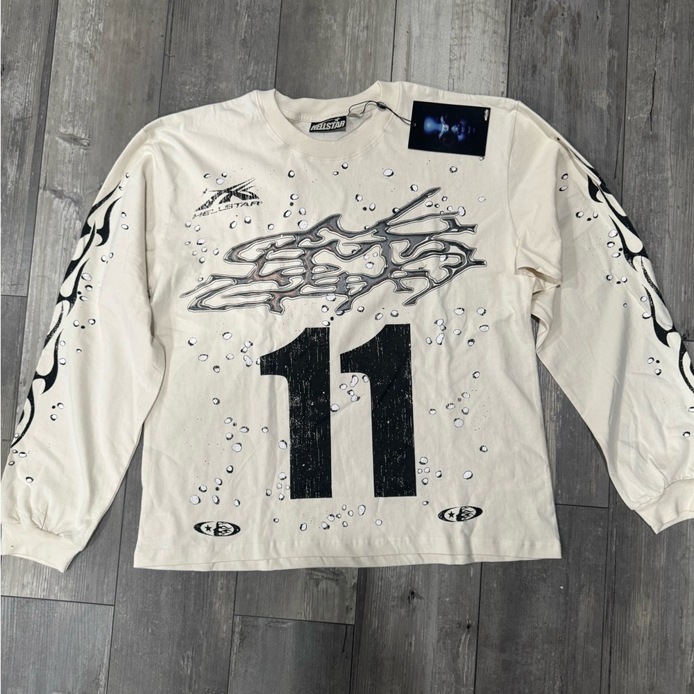 *SOLD* Hellstar Moto Cross Long-Sleeve Large WITH SCANNABLE NFC